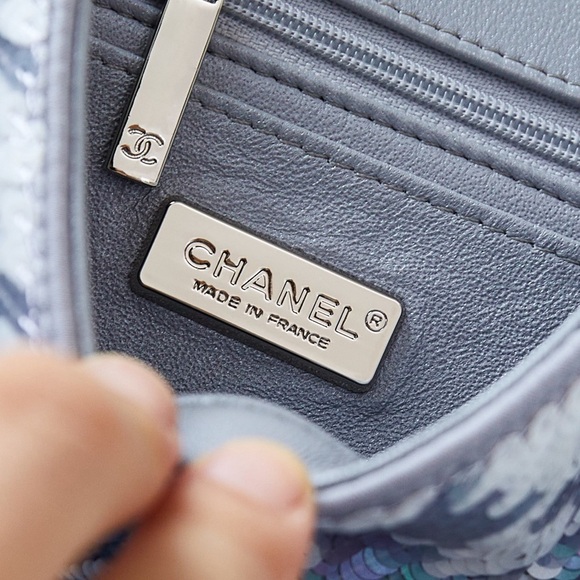 Chic Patterned Chain Shoulder Bag - Picture 6 of 7